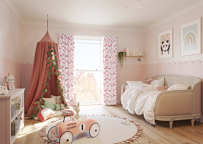 Butterfly Garden, Precious Pinks - Made to Measure Curtains - Image 7